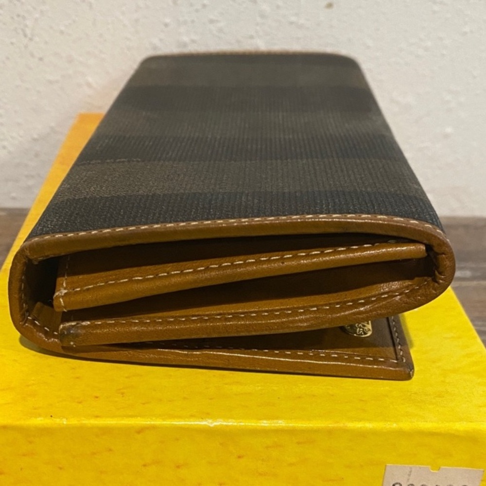FENDI Vintage Penguin Canvas Monogram Long Wallet EUC - Picture 9 of 14